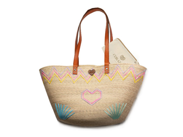 Leonor Pastel Bag by Corazon Playero Front